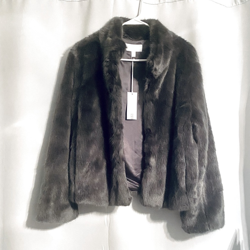 The White Company White Label Faux Fur Coat